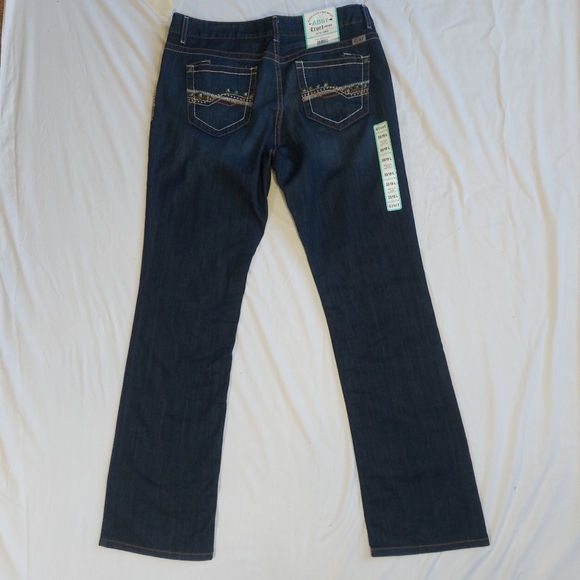 NWT Rocky Mountain Clothing Cruel Denim ABBY blue jeans, 33/15 long - Picture 9 of 15